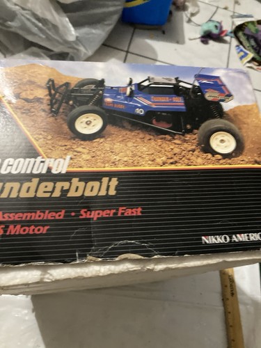 *BOX ONLY* Nikko America Radio Control Tunderbolt Blue Car Toy Remote Controlled - Picture 4 of 11