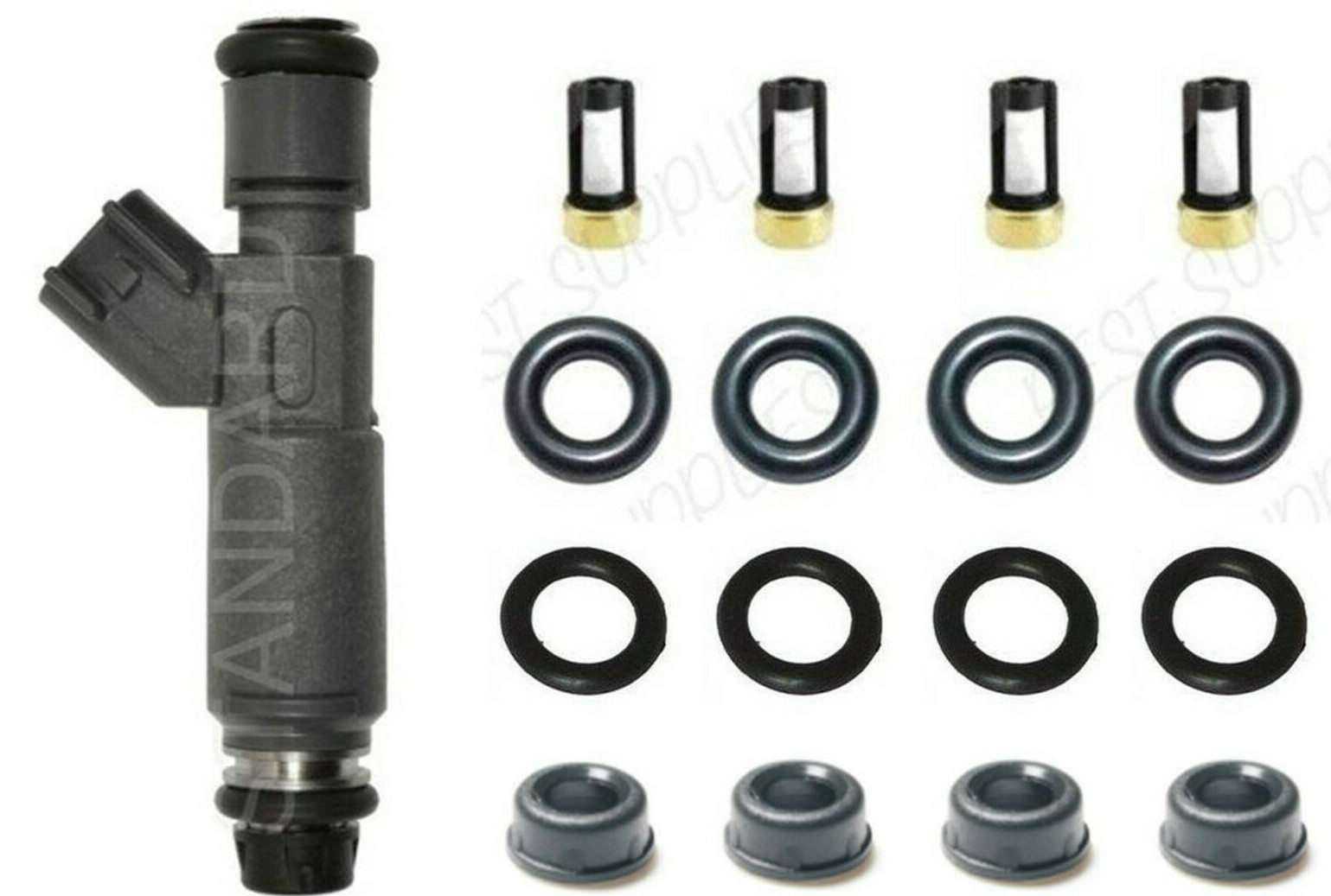 Fuel Injector ORings Filters Repair Kit for Denso Chevy Saturn Pontiac