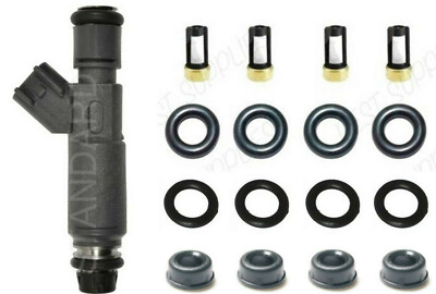 Fuel Injector O-Rings Filters Repair Kit for Denso Chevy Saturn Pontiac 2.2 /2.4