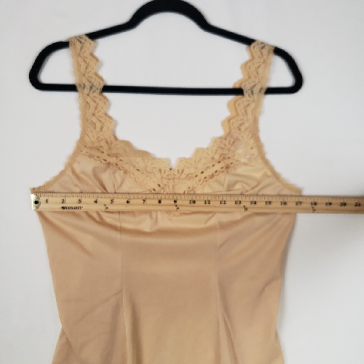 トップス nude vintage Camisole Vintage Olga Camisole Womens 36 Secret Hug Cami Top Beige Stretch