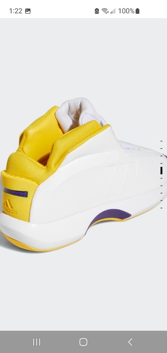 Adidas Crazy 1 Lakers Home SIZE 13 GY8947 BRAND NEW NEVER WORN OR