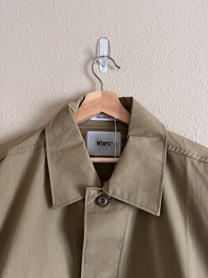 WTAPS WMILL-LS Ripstop Overshirt - Size 4 - Beige - NEW | eBay