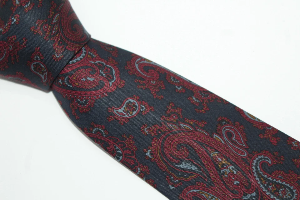 Corbata de seda BOGGI Made in Italy F79831 Foto 3 de 4