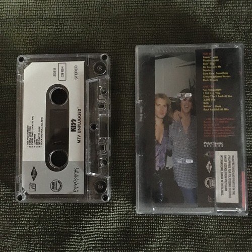 Rare Gene Simmons Ace Frehley KISS "Unplugged" PHILIPPINES Cassette - Picture 2 of 2