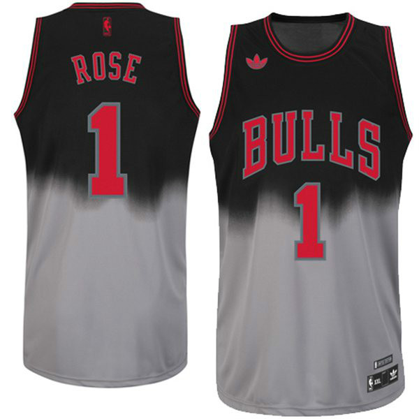 derrick rose gray jersey