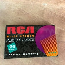 RCA Hi-FI Stereo audio cassette tape blank 90 minute
