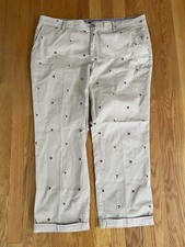 Tommy Hilfiger Pants Ankle Cuff Tan Size 16