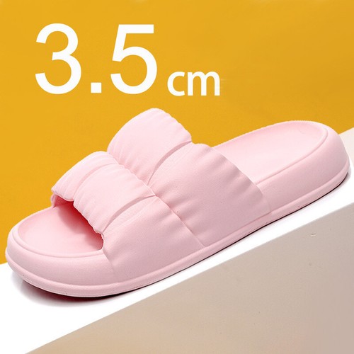 Home Soft Slippers Non Slip Platform Bathroom Thick Bottom Sandals Flip Flops - Picture 24 of 34