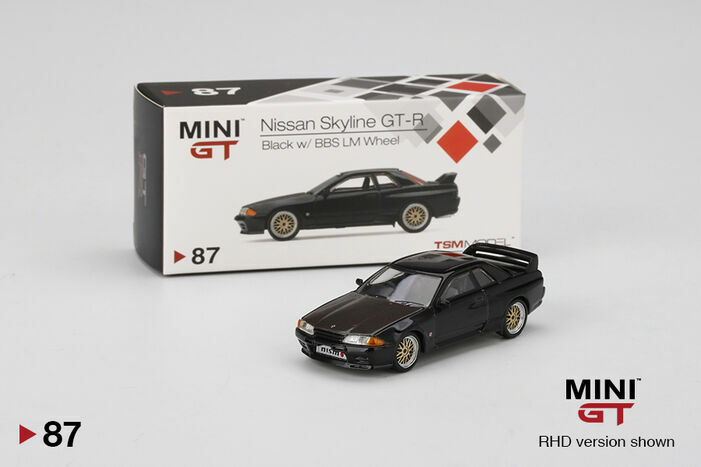 ミニカー MINI GT Nissan Skyline GT-R Gr.A 87 MINI GT 87 Nissan GT-R (R32) Black w/ BBS LM Wheel RHD | eBay