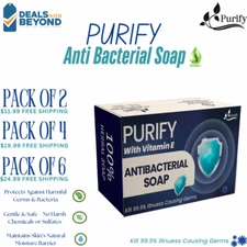 Anti-Bacterial Soap with Vitamin E – Kills 99.9% illness-causing germs