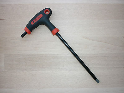 Torx T-Griff-Schlüssel T10 - T50 mit Bohrung T-Profil Schraubendreher magnetisch