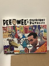 PEE WEE HERMAN Colorforms Deluxe Playhouse Playset Shelf Talker Store display MT