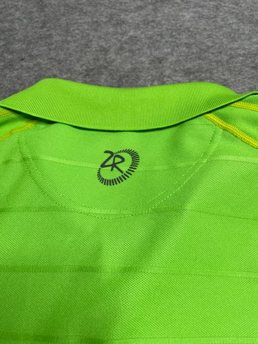 Zero Restriction Polo Shirt Short Sleeve Mens Tour Series Green Deutsche bank - Picture 6 of 8