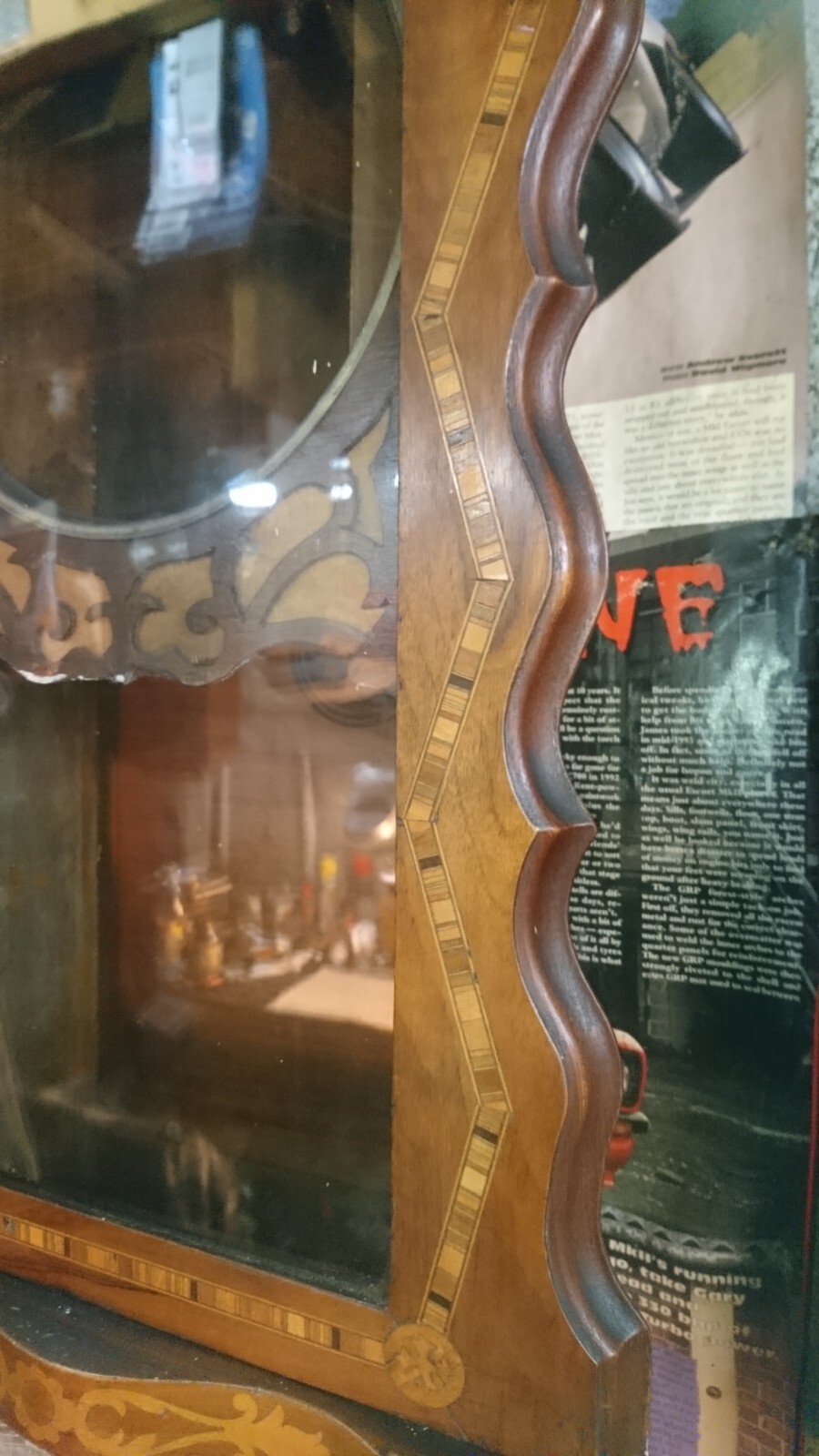 Antique American Wall Clock Case eBay