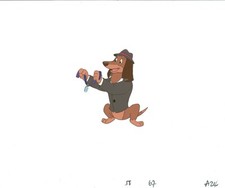 All Dogs Go To Heaven TV Production Animation Cel n Drawing Bluth 1996-8 A821