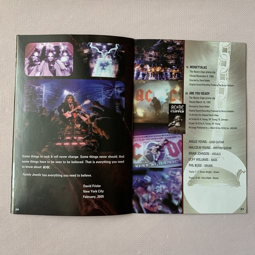 AC/DC FAMILY JEWELS 2 DVD SET 2005 40 Tracks - Picture 13 of 15