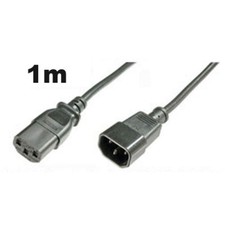 IEC Mains Power PSU Hot Cold 1m EXTENSION Lead Cable UK