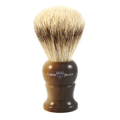 Edwin Jagger Traditional Handmade Shaving Brush Super Badger M-XL NEW