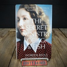 The Secret Ministry of AG & Fish, Noreen Riols Signed, WW2 SOE, Hardcover