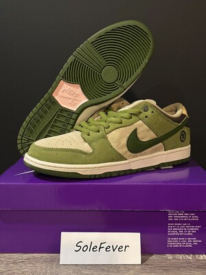 New Nike SB Dunk Low Yuto Horigome Matcha Green Size 11.5 M / 13W HF8022-300