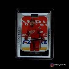 2021-22 O-Pee-Chee Platinum #192 Adam Erne Red Wings Rainbow