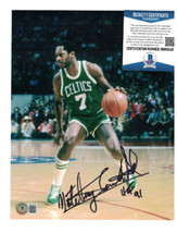 Nate Archibald Boston Celtics Signed 8x10 Basketball Photo Beckett Cert FX69