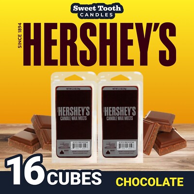 Hershey's Chocolate Scented Wax Melts - 5oz of Candy Wax Melts - 16 Cubes