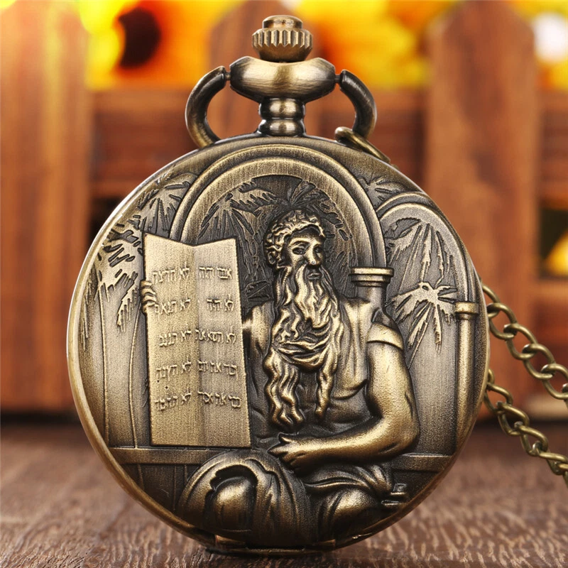 Orologio da tasca al quarzo con incisione di lettere e catena della Torre Eiffel di Parigi, orologio in bronzo per uomini e donne – acquista a prezzi convenienti sul marketplace