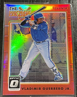 2017 Donruss Optic Prospects Vladimir Guerrero Jr Red Refractor 88 