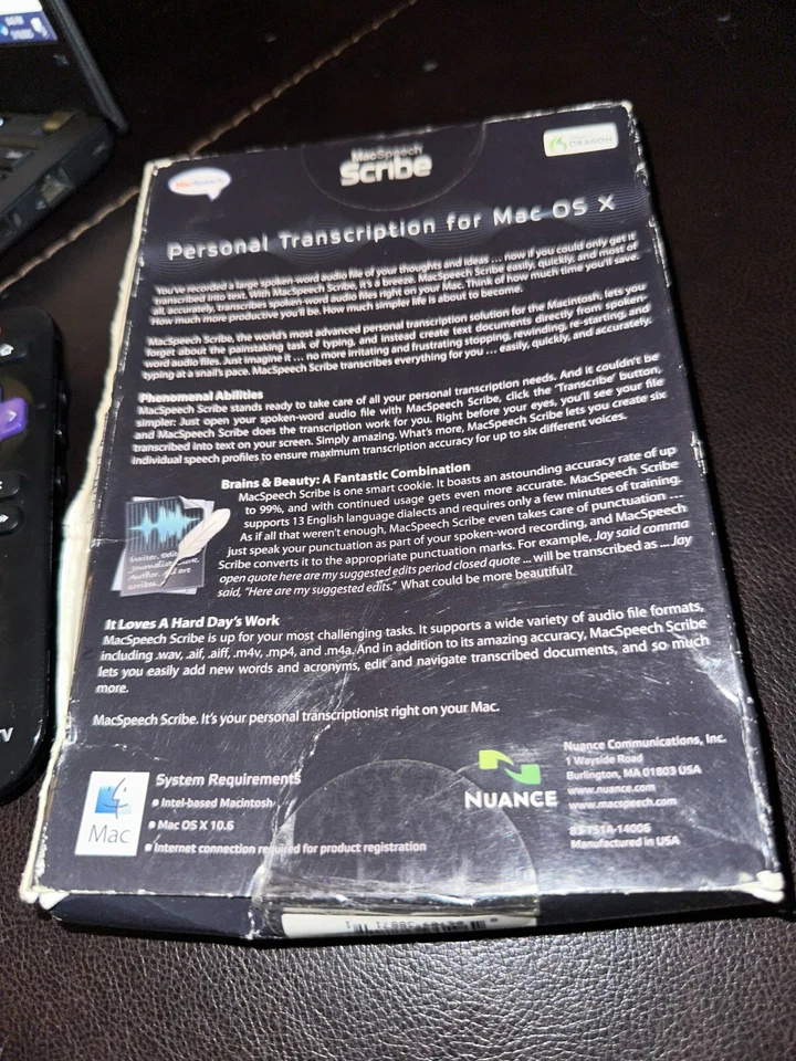 MAC Speech Dictate Amazingly  Speech Recognition MAC OS   10.5.6-MacOS 10.6 - Image 2 of 2