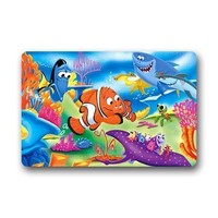 Custom Finding Nemo Doormat - Machine Washable Suitable For All Doorsteps Custom Finding Nemo Doormat - Machine Washable Suitable For All Doorsteps