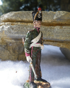 Figurine Médailler Franklin Etain Soldat Baraljon N°5 Rgiment de