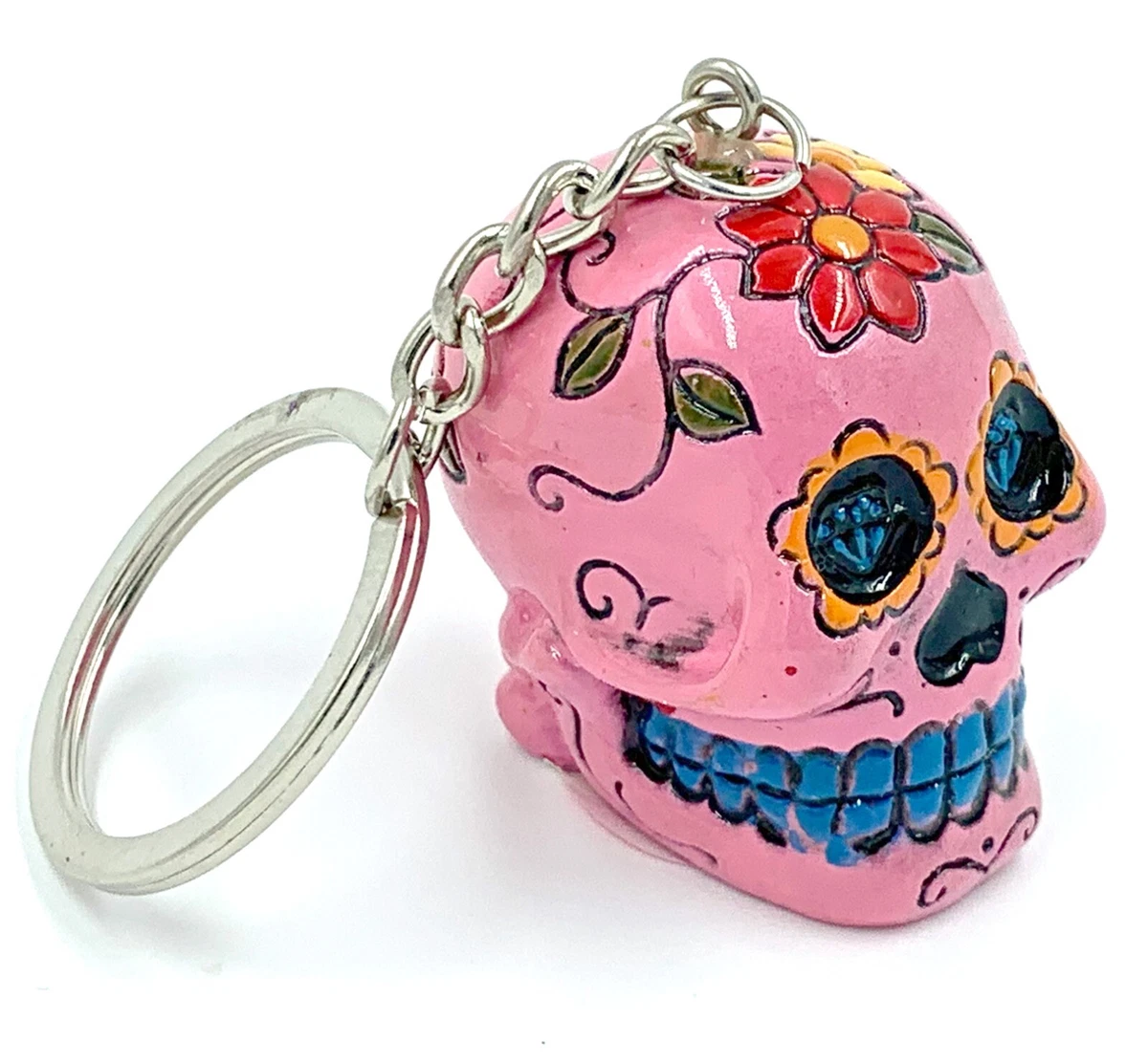 Dia de los muertos keychain clearance