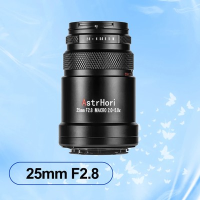 Objectif AstrHori 120mm F2.8 Macro 2x Plein Format Pour Canon RF (EOS R, RP, R9)