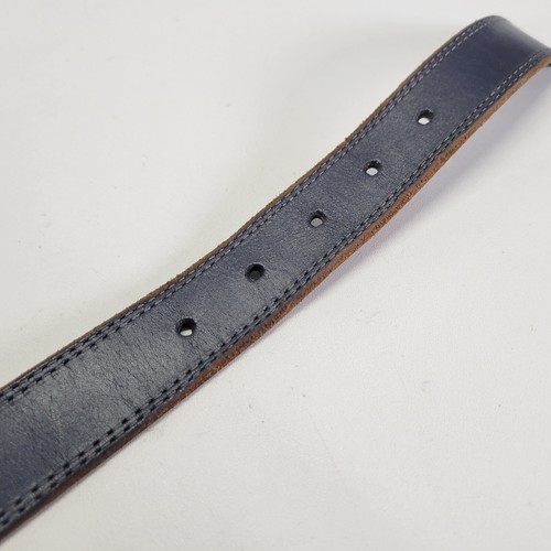 Talbots Leather Belt 42 XL Blue 6928 - Imagen 8 de 13