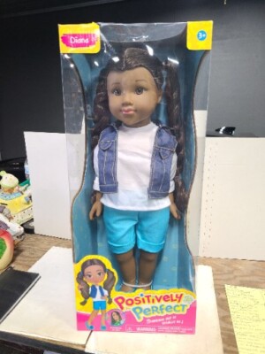 Positively Perfect African American 18in Doll Diana New