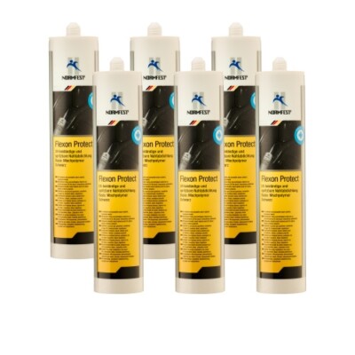 Normfest Flexon Protect UV-beständige spritzbare Nahtabdichtung grau 6x 310ml