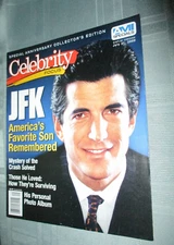 JFK JR SPECIAL ANNIVERSARY COLLECTOR'S EDITION CELEBRITY FOCUS MAG 1999 NO LABEL