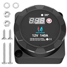 12v 140a Smart Dual Battery Kit System Isolator Car Voltage Sensitive Relay Utv