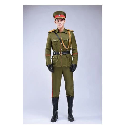 Male Cosplay New Military Army Uniform Costume Outfits Party Full Suit Sets - Изображение 4 из 4