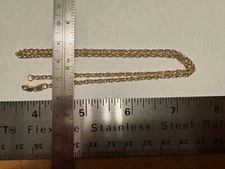 NEW 14K SOLID GOLD 2MM TWIST 16 inch NECKLACE CHAIN PENDANT LOBSTER CLASP 1.85g