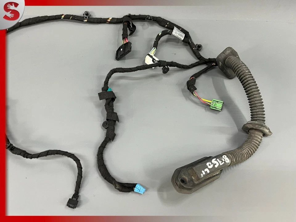 02-08 Arnés de cableado de puerta delantera BMW 745Li 750LI 13318810 OEM Foto 3 de 4