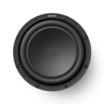Sony XS-W104GS, GS 10'' Single 4 Ohm Voice Coil Car Subwoofer, 1500W Peak