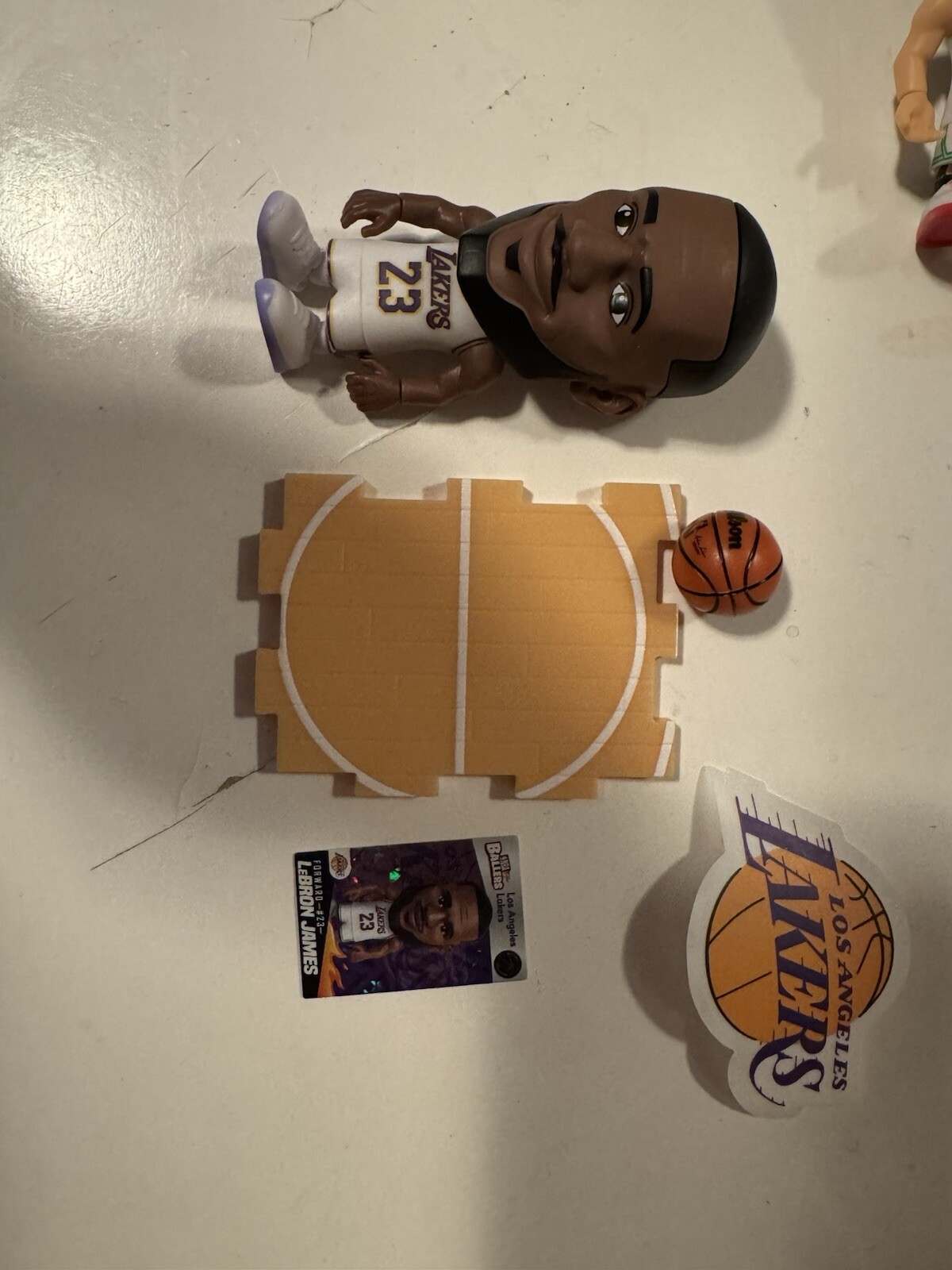 Zuru 5 Surprise NBA Ballers LeBron James Lakers White Jersey 2024 Mini Figure