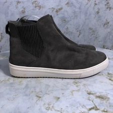 Steve Madden Womens Size 8.5M Shoes Gray Comfort Fashion Sneakers Chelsea Boots