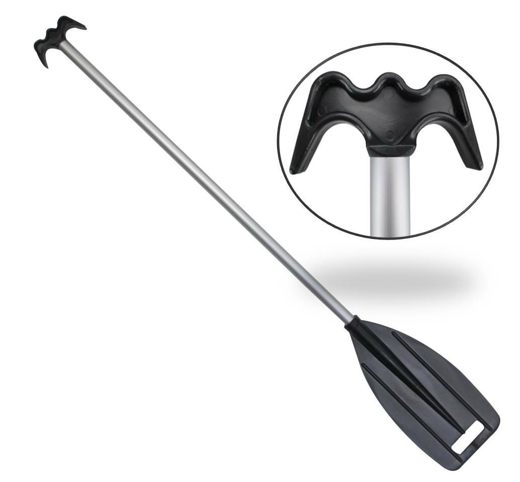 Raft Paddle & Hook 4ft Anodized Aluminum Shaft