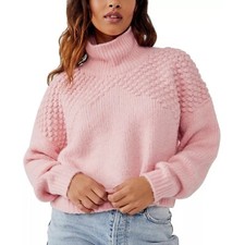 FREE PEOPLE Women's Bradley pink Pullover Sweater Size XS
