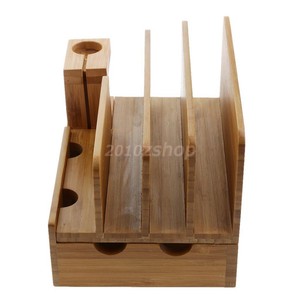 Ladestation Aus Holz Handy Cradel Halterung Dockingstation Fur Iwatch Iphone Ebay