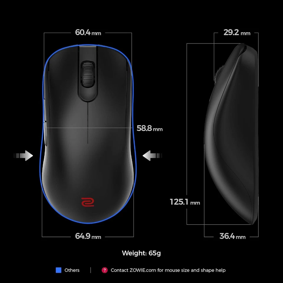 Zowie FK2-DW 4k Wireless Gaming Mouse - Image 2 of 4