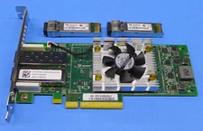 Qlogic QLE2662-DEL Dual Port Host Bus Adapter w/ 2 16G Transceivers Dell 1RVGG